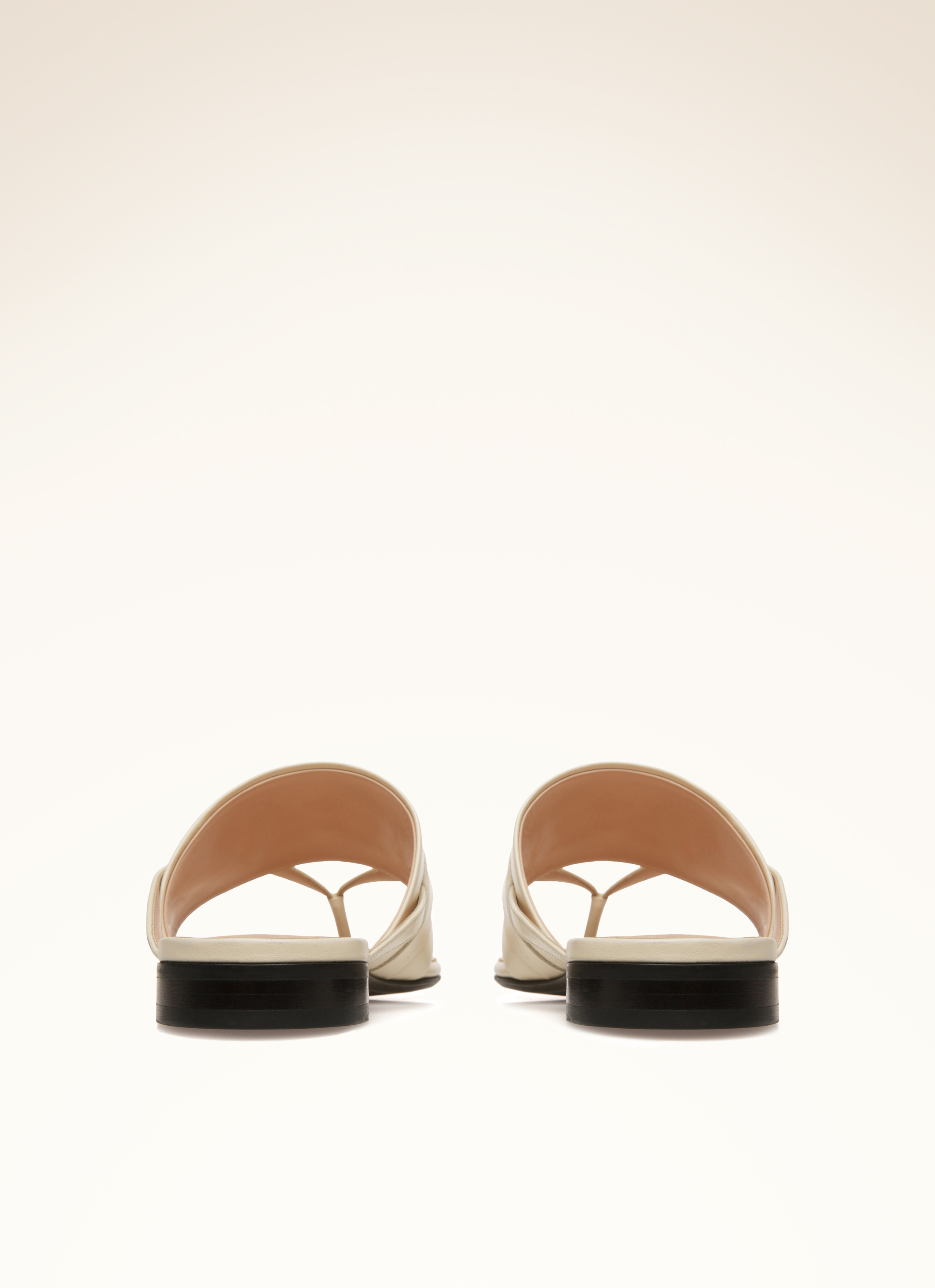 Elia Flat Leather Flat Sandals