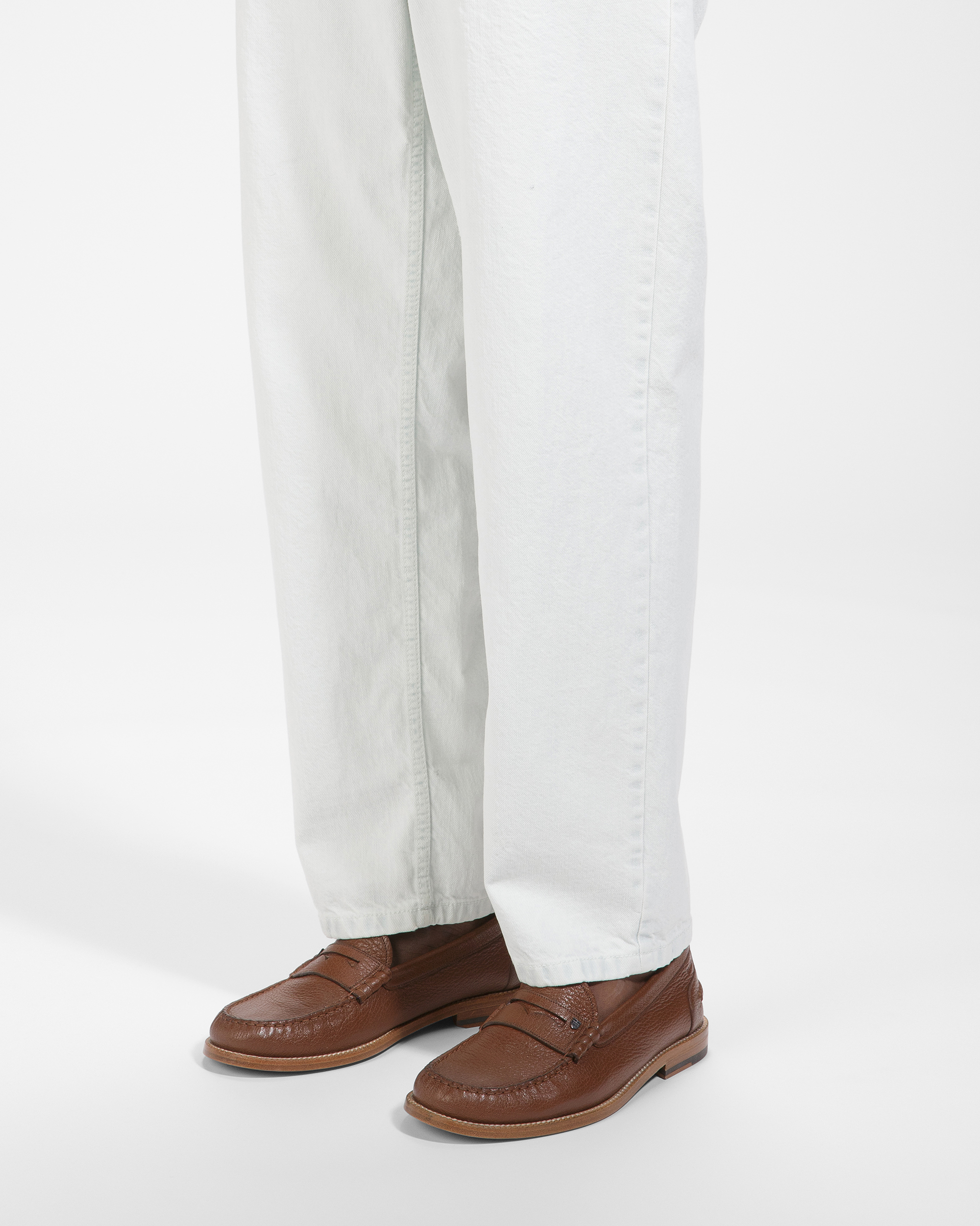 Ron-Ft Leather Moccassins