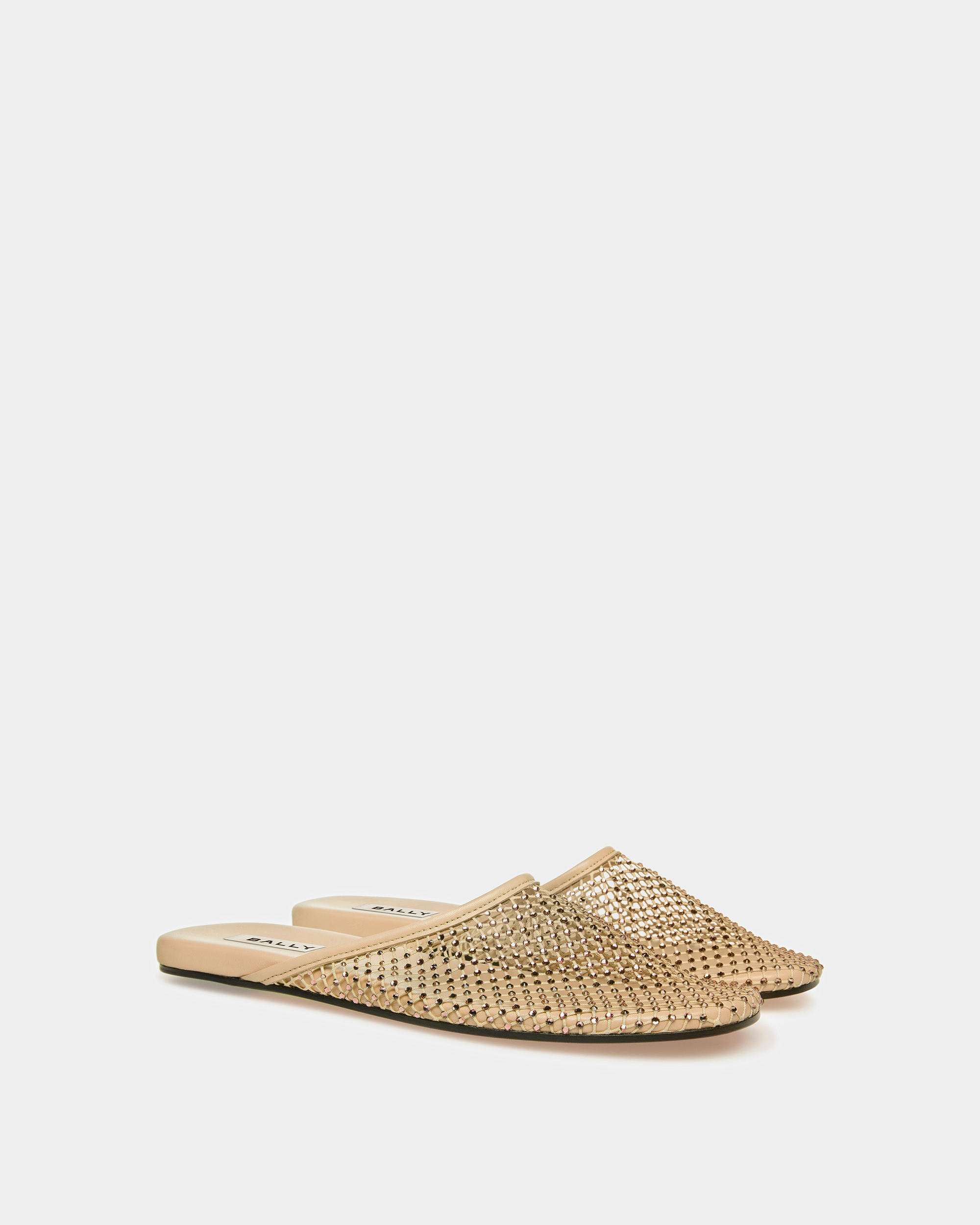 Greek-W Leather Flat Sandals