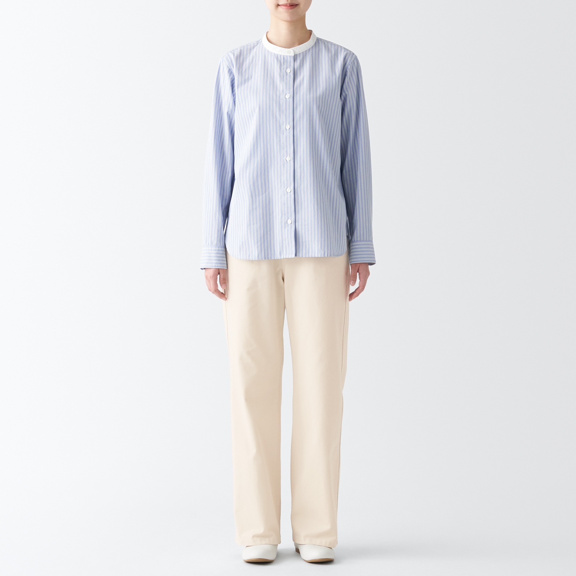 4-Way stretch chino Wide straight pants