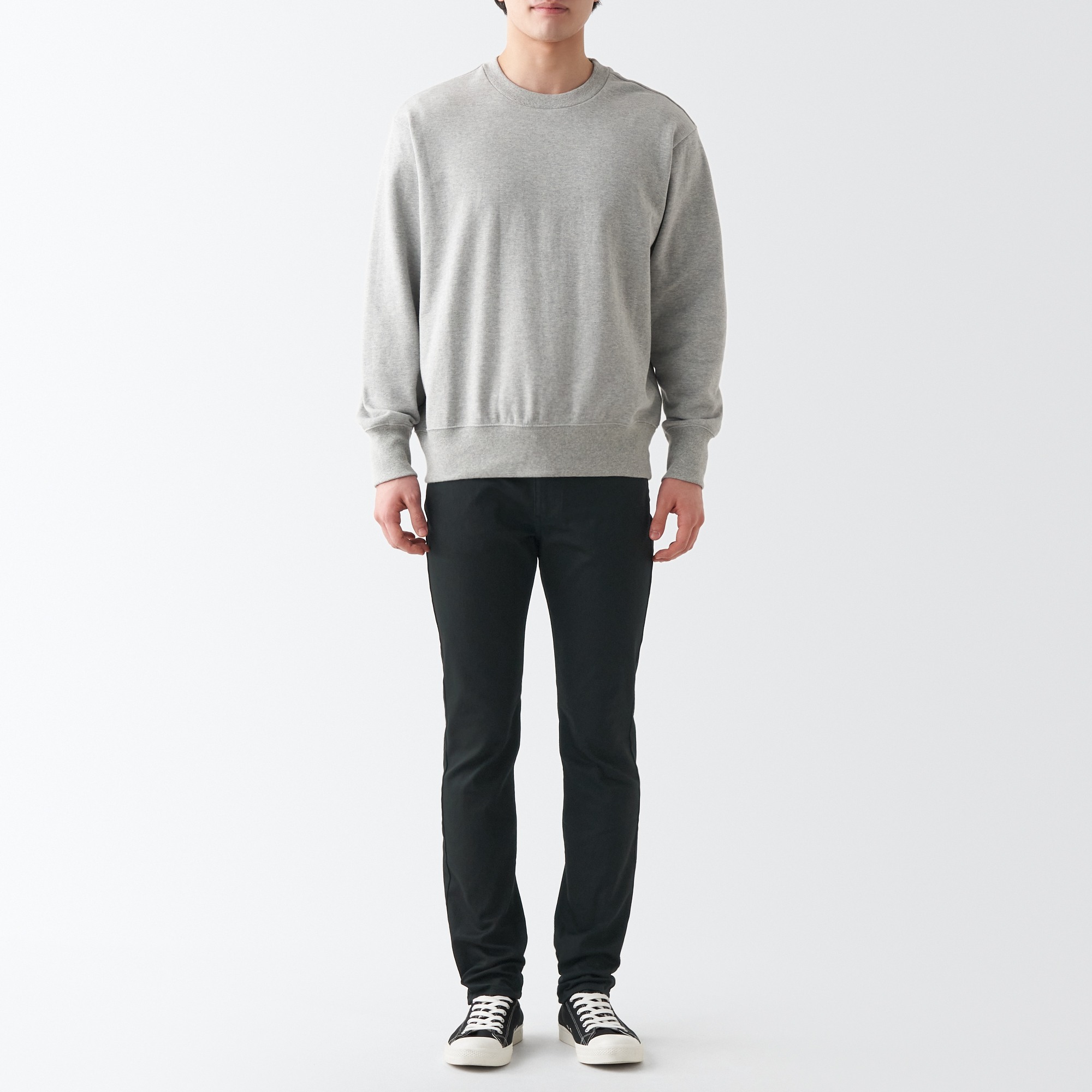 MUJI | Super stretch denim skinny pants inseam