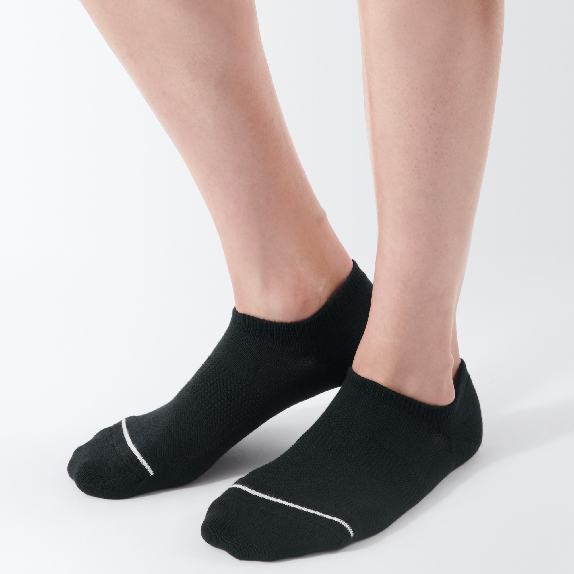 Right Angle Pile sneaker socks(Plain)