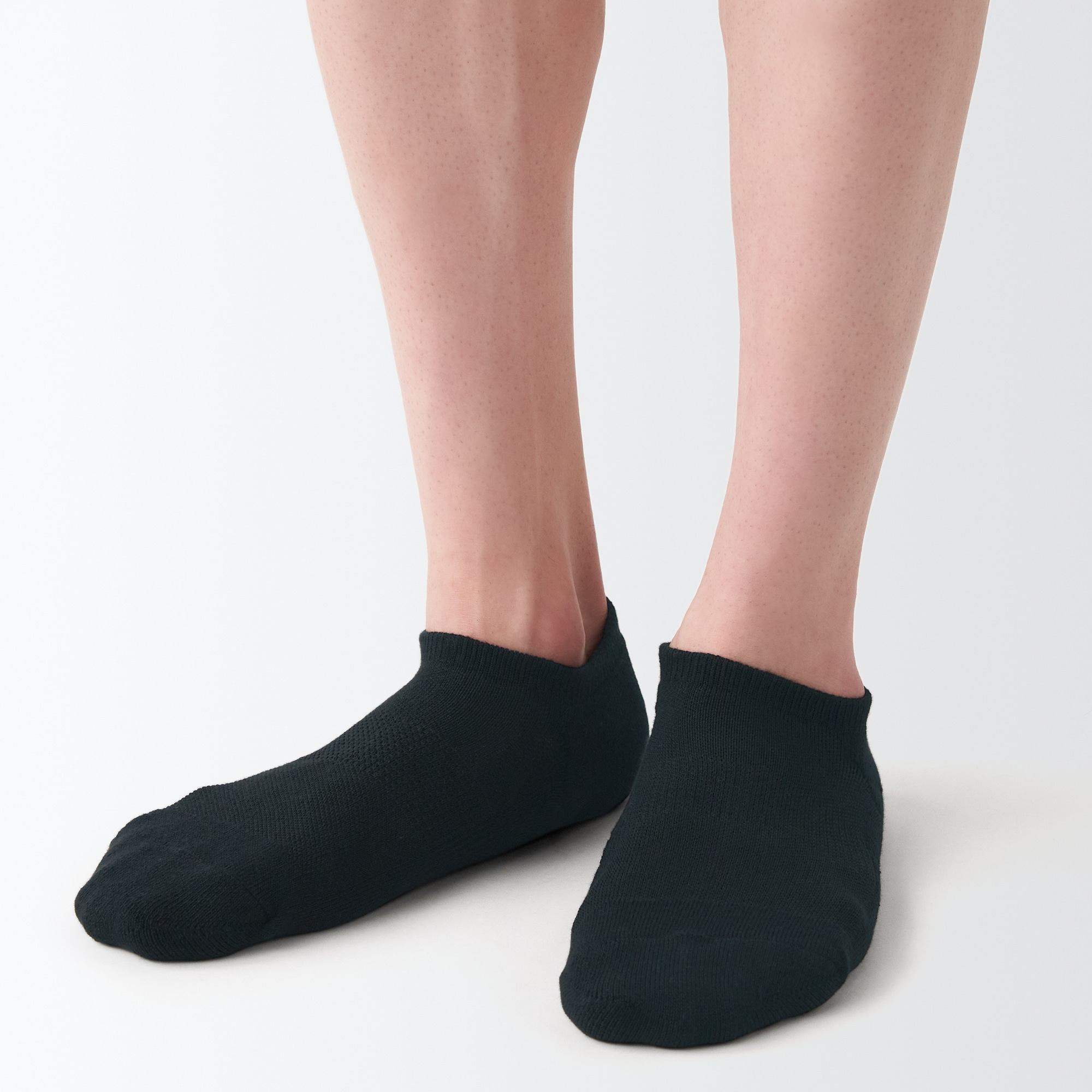 Right Angle Pile sneaker socks(Plain)