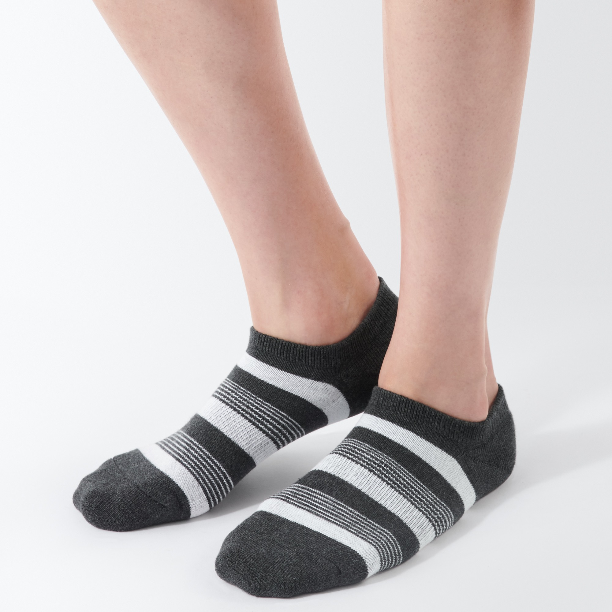 Right Angle Pile sneaker socks(Stripe)