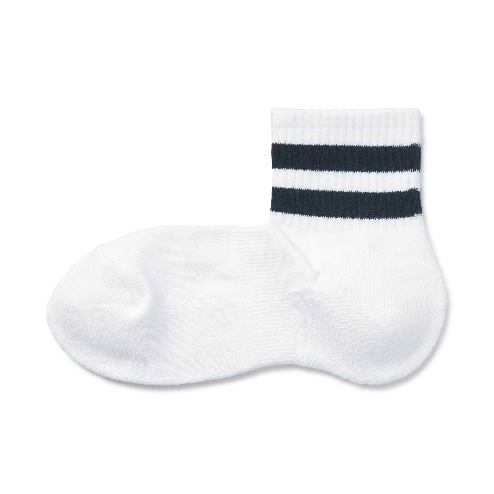Right Angle Pile Short Socks(Line)