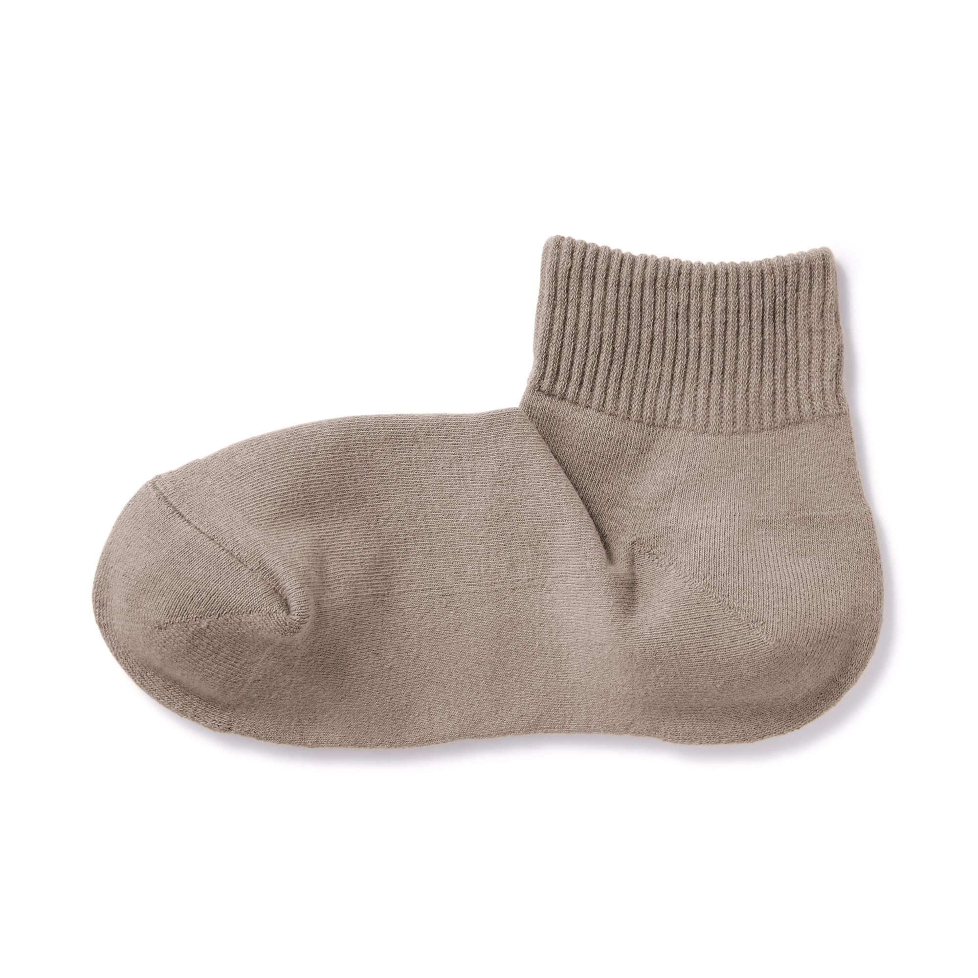 Right Angle Pile Short Socks(Plain)