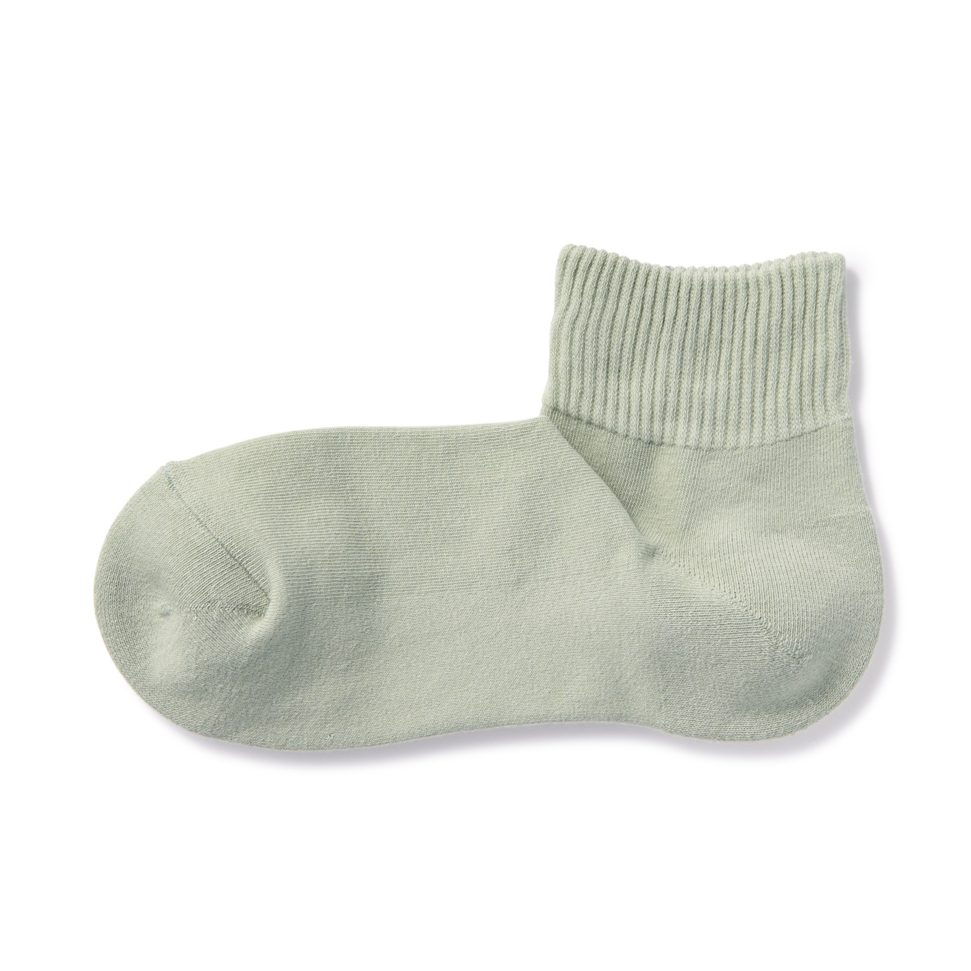 Right Angle Pile Short Socks(Plain)