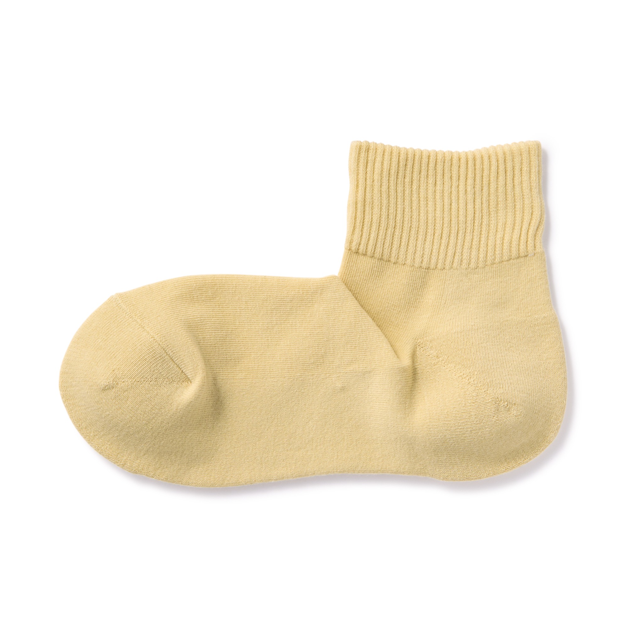 Right Angle Pile Short Socks(Plain)