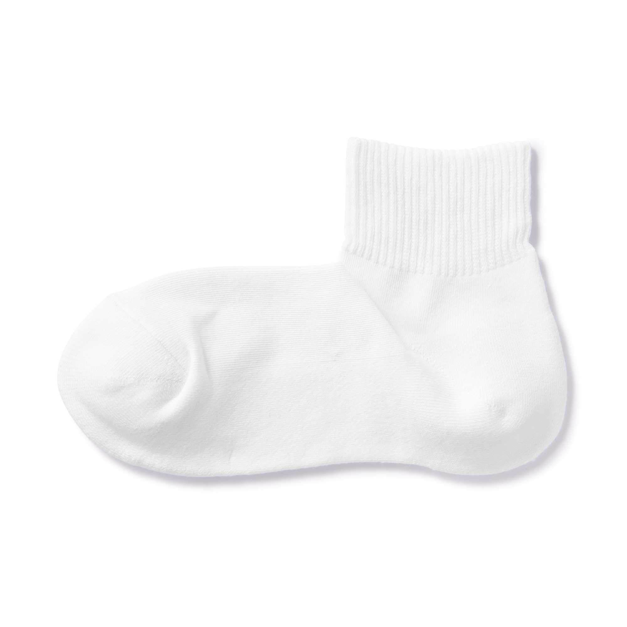Right Angle Pile Short Socks(Plain)