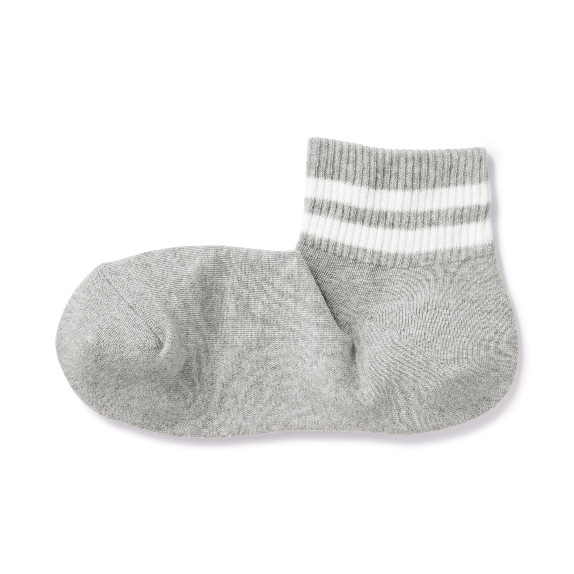Right Angle Pile Short Socks(Line)