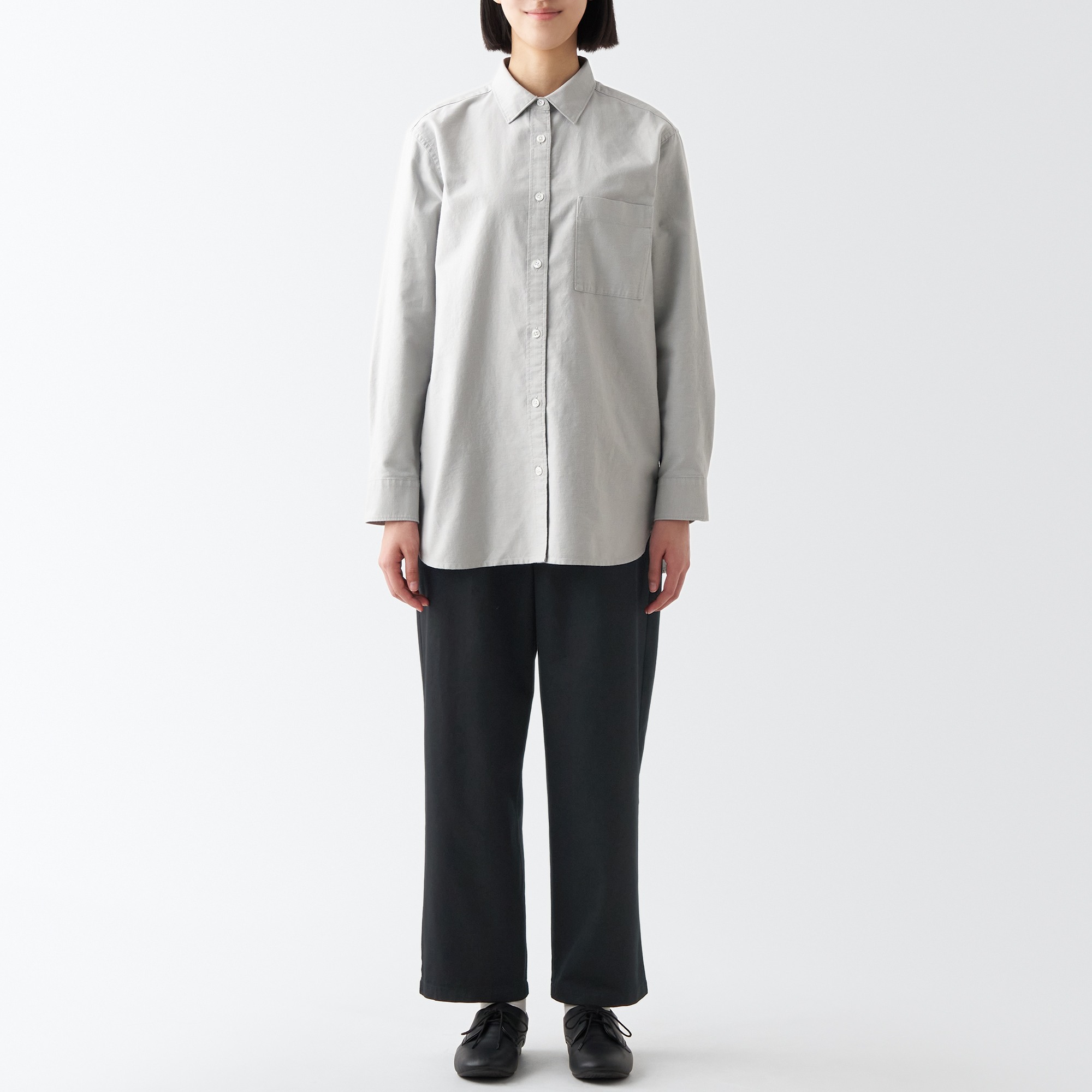 Kapok blend tuck pants