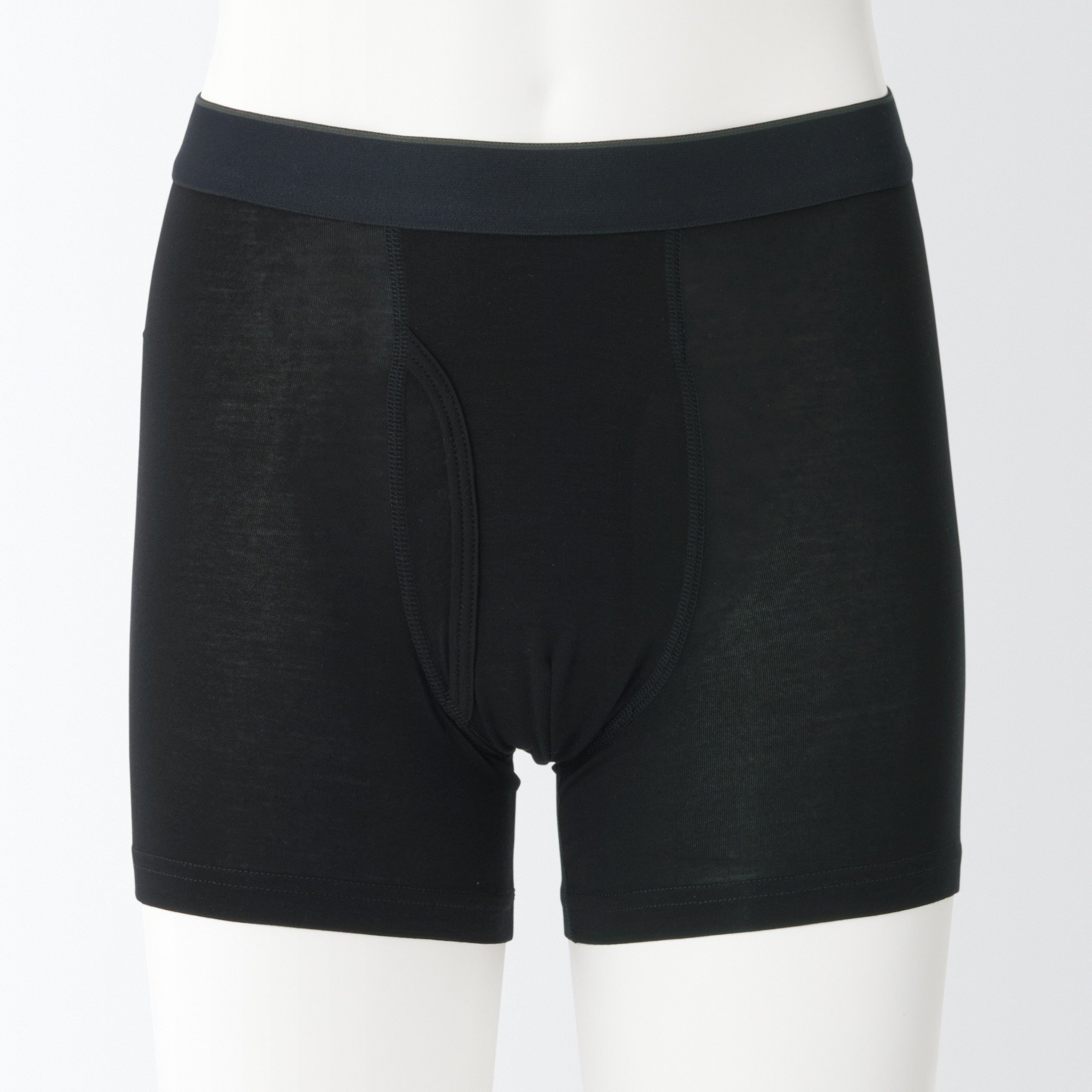 Lyocell stretch Front open boxer pants