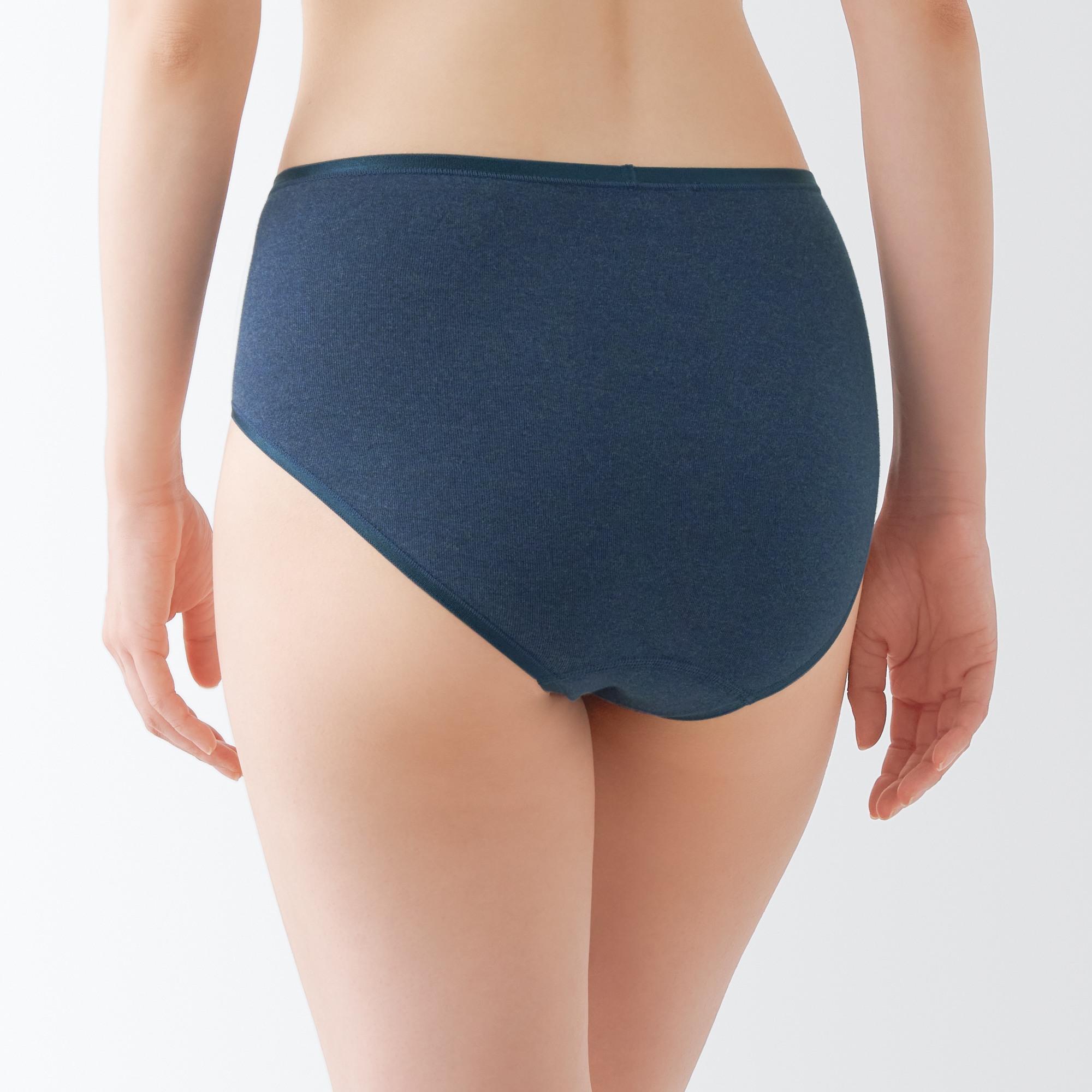 Ribbed High-rise bikini
