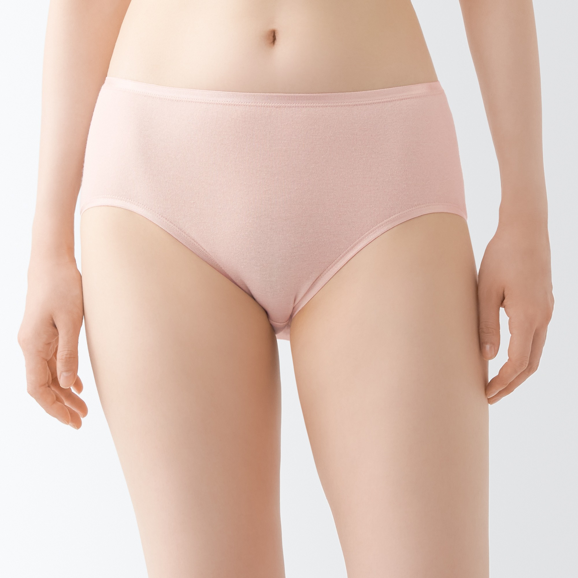 Ribbed High-rise bikini