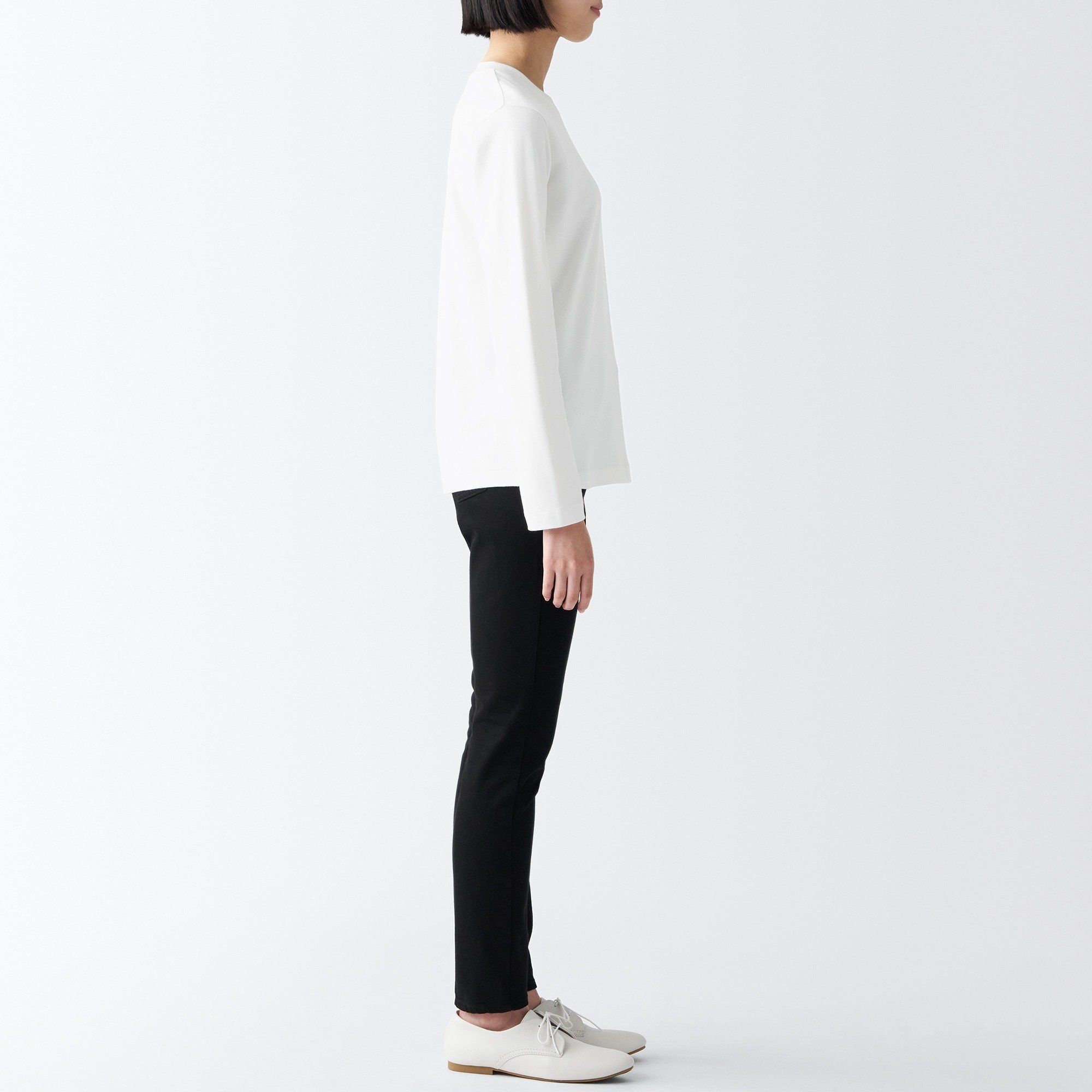 MUJI | Interlock Long Sleeve T-shirt