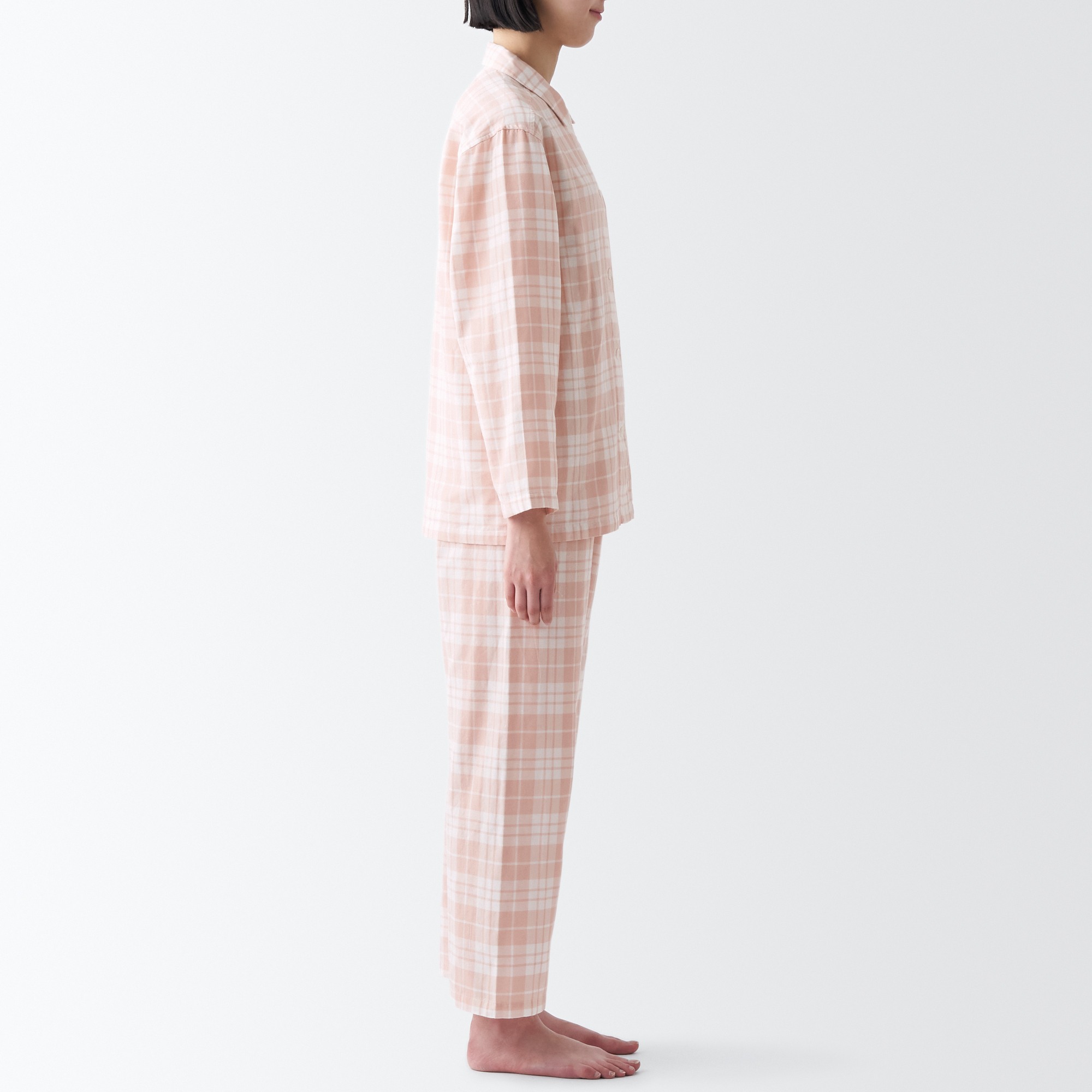 Side Seamless Double Gauze long sleeves Pajamas