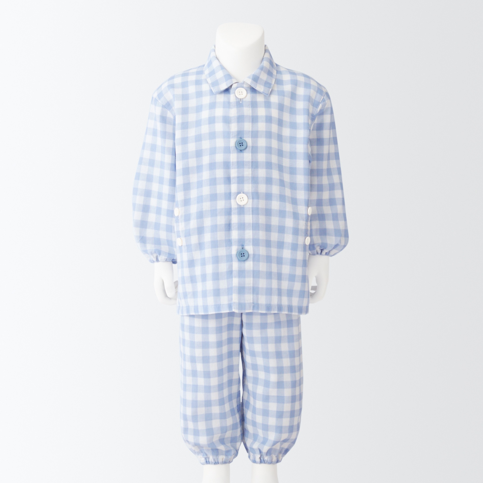 B's Side seamless Double gauze training pajamas