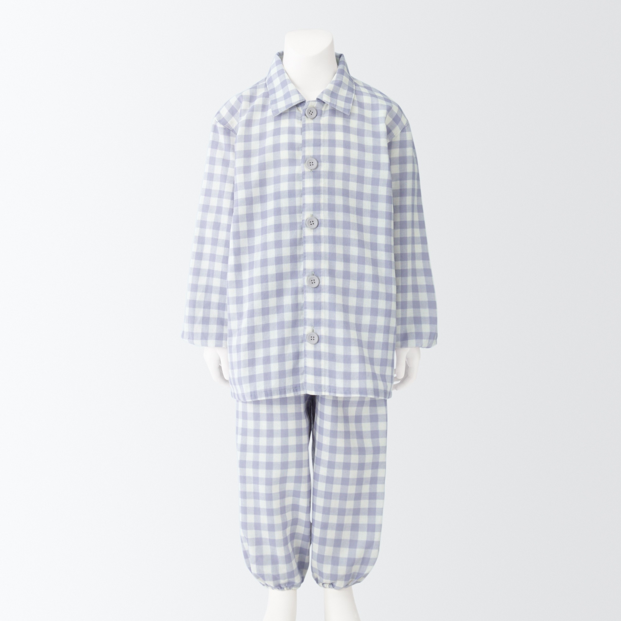 MUJI | SIDE SEAMLESS DOUBLE GAUZE PAJAMAS (KIDS)