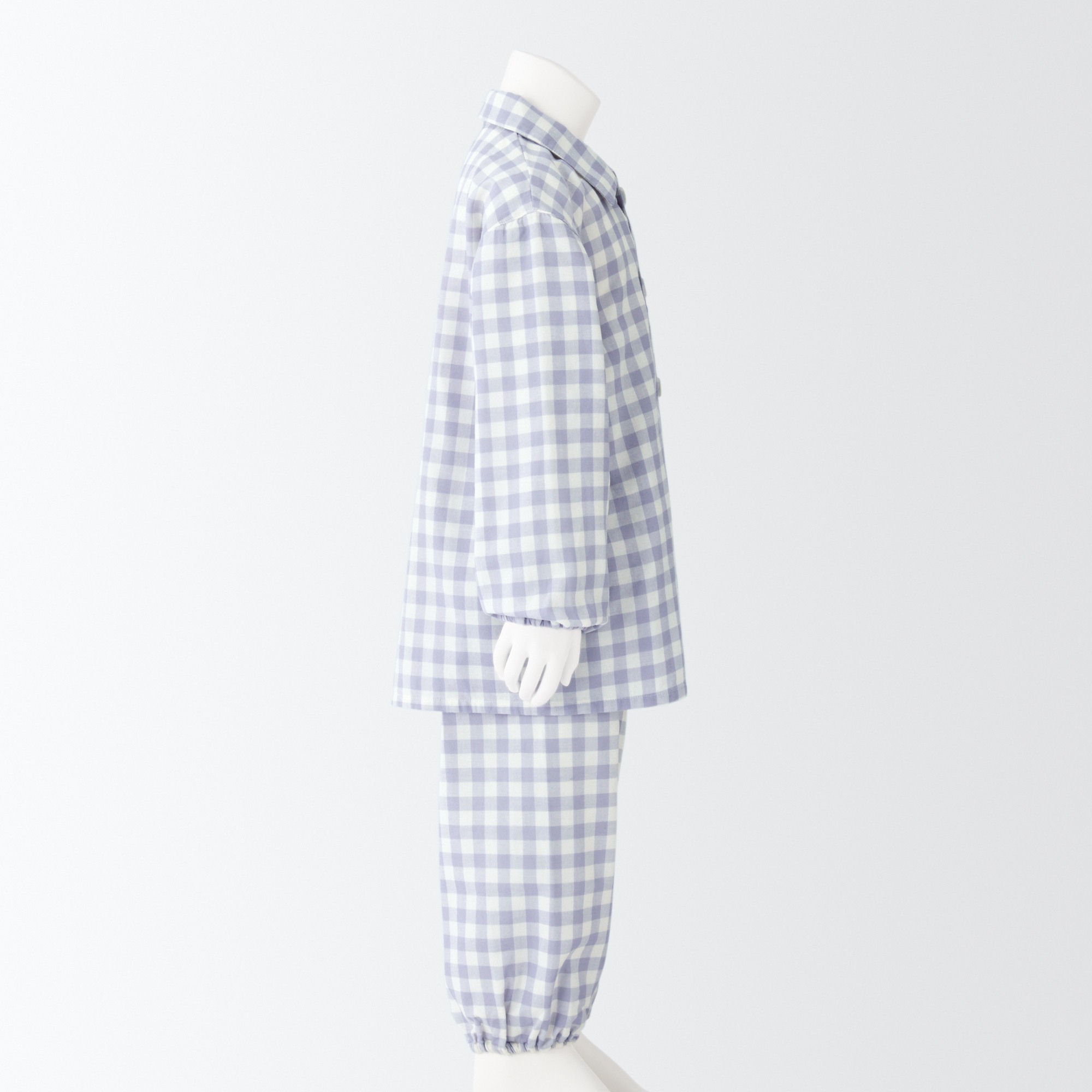 MUJI | SIDE SEAMLESS DOUBLE GAUZE PAJAMAS (KIDS)
