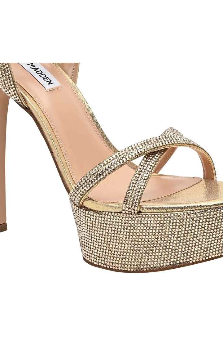 Marciana-R Gold Heel Sandals