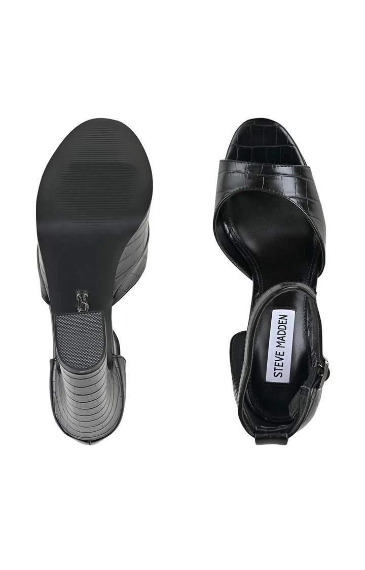 Courtesy Black Heel Sandals