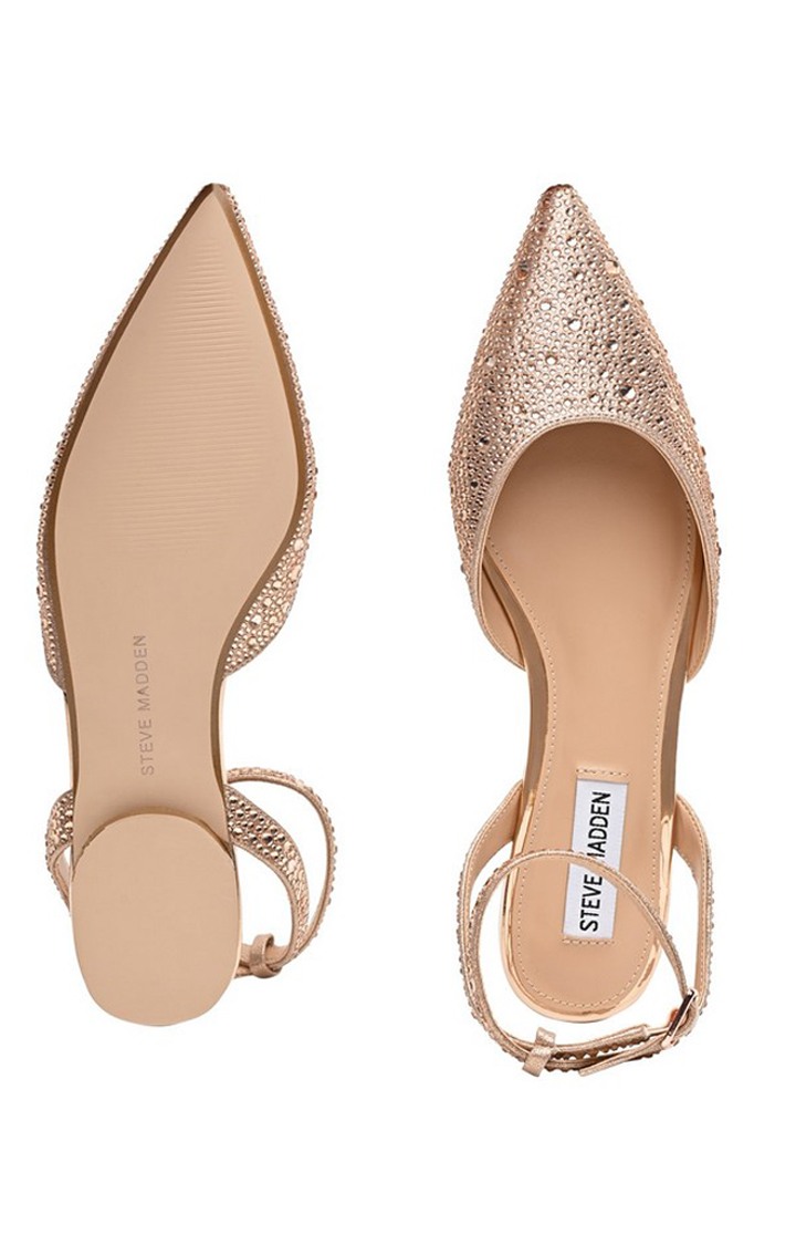 Julitta Pink Closed Flats & Ballerinas