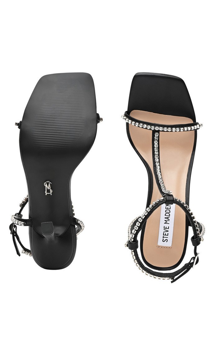 Luxey Black Heel Sandals