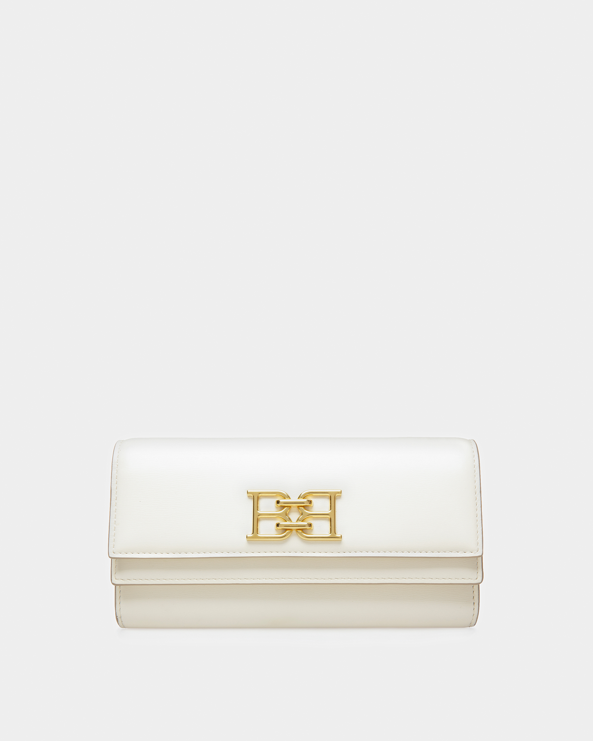 Byanca Leather Travel Wallet In Bone
