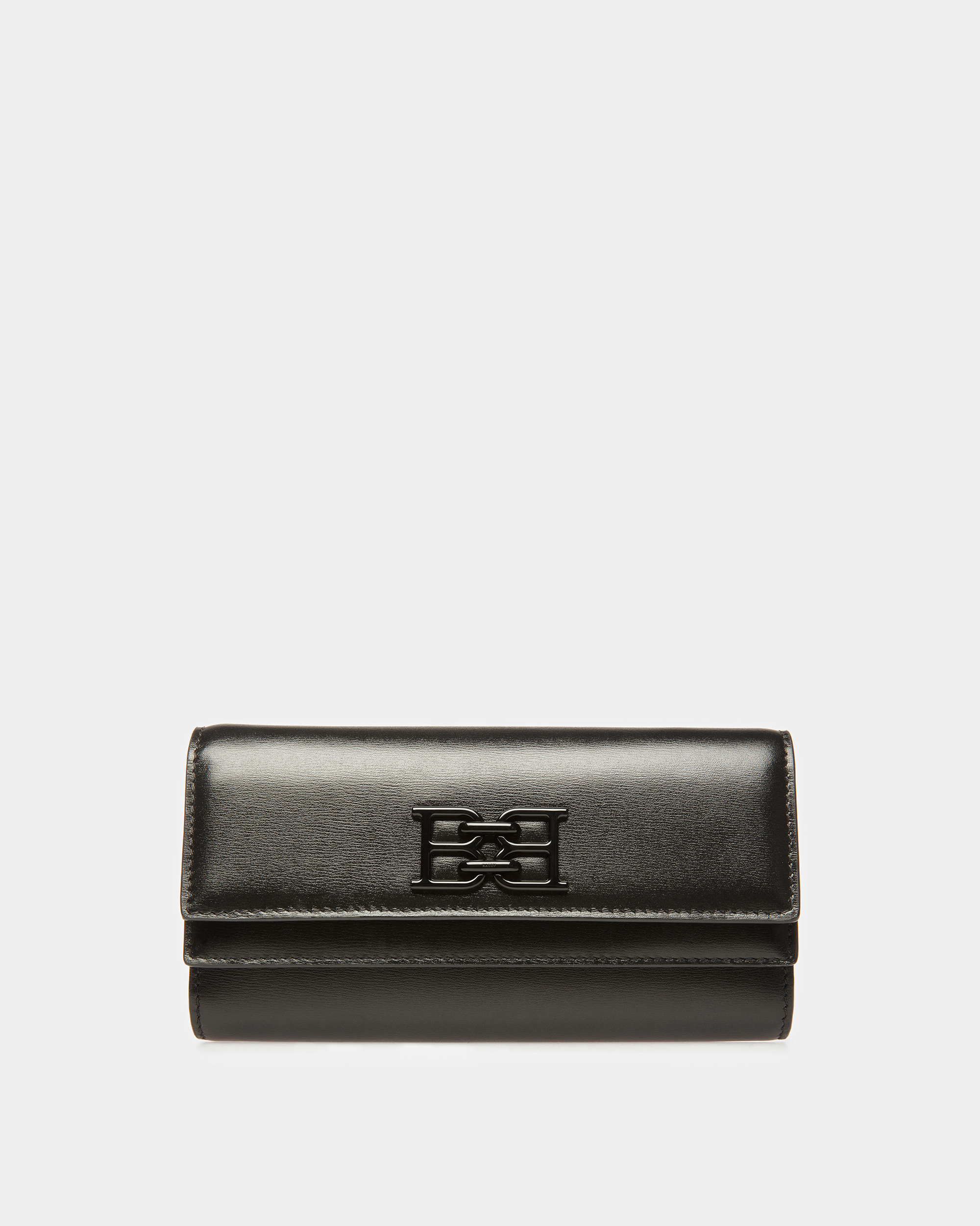 Byanca Leather Travel Wallet In Black