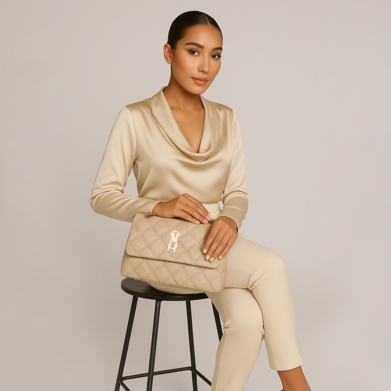 Bjolene White Handbags