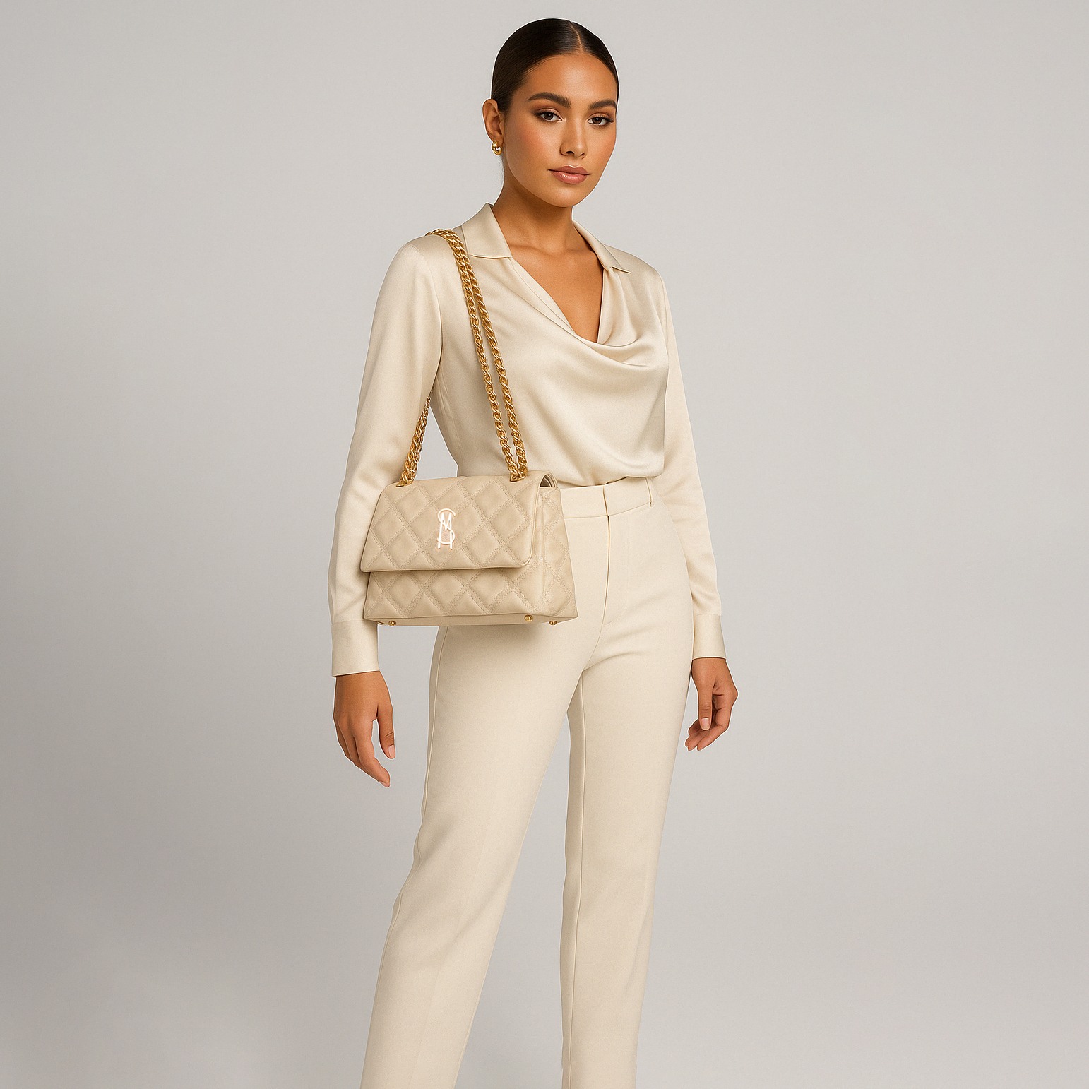 Bjolene White Handbags