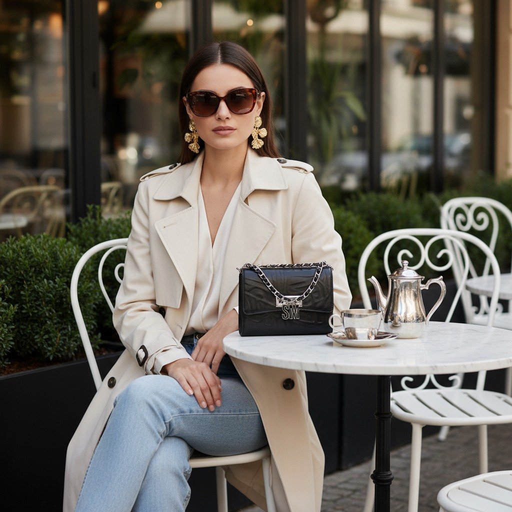 Bswish Black/Silver Wallets