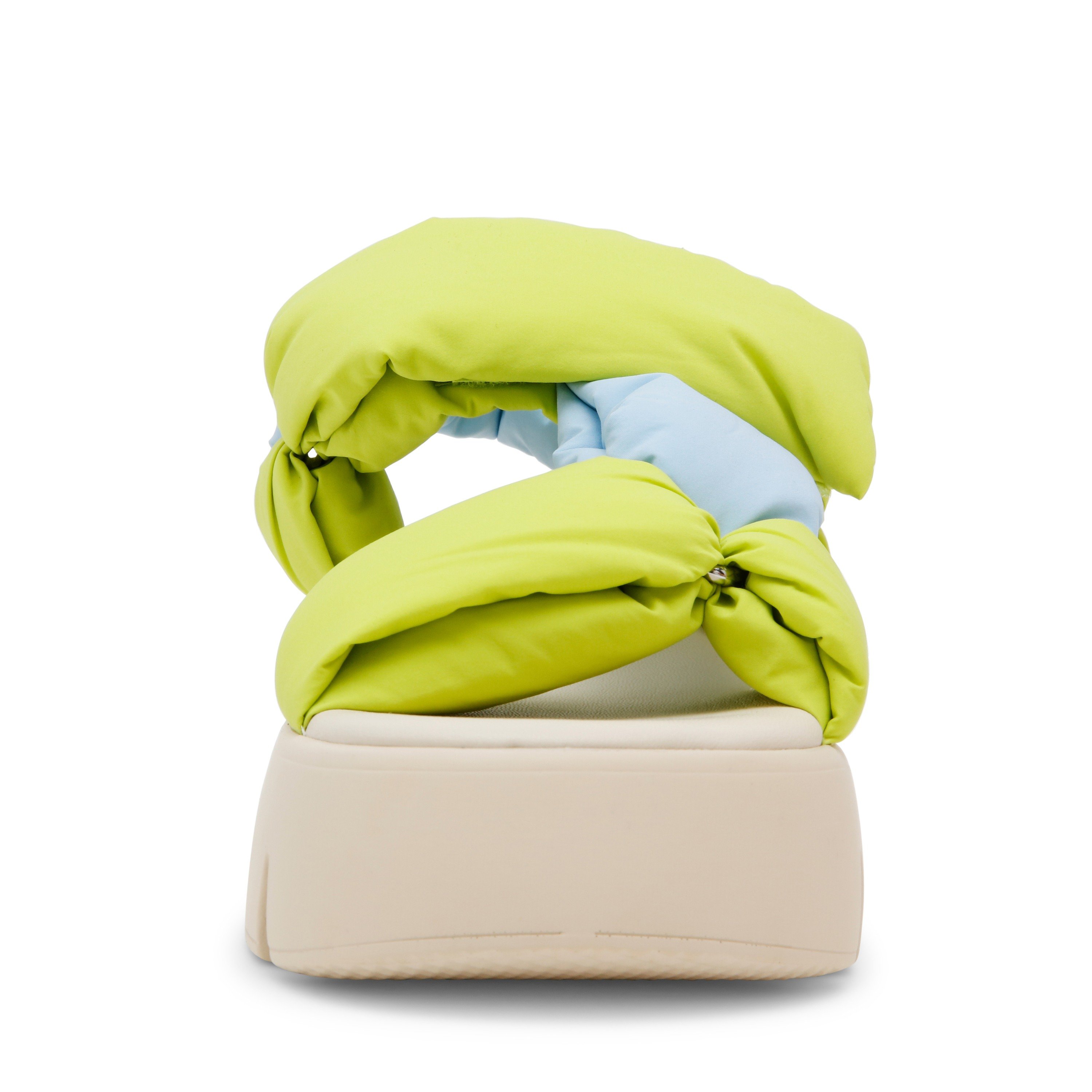 Bonkers Blue/Lime Flats