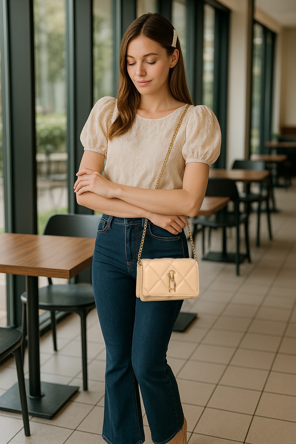 BENDUE Almond Crossbody