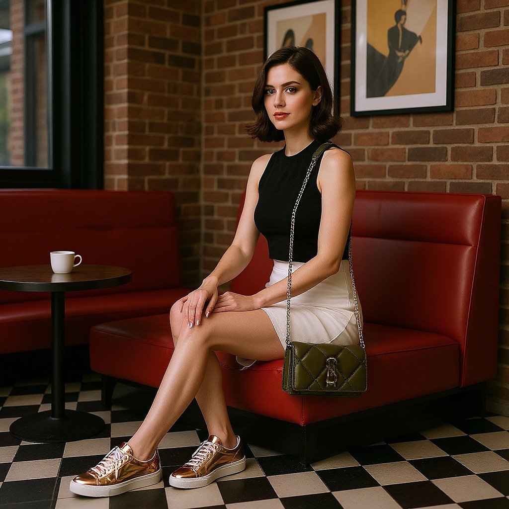 BENDUE Olive/Gold Crossbody