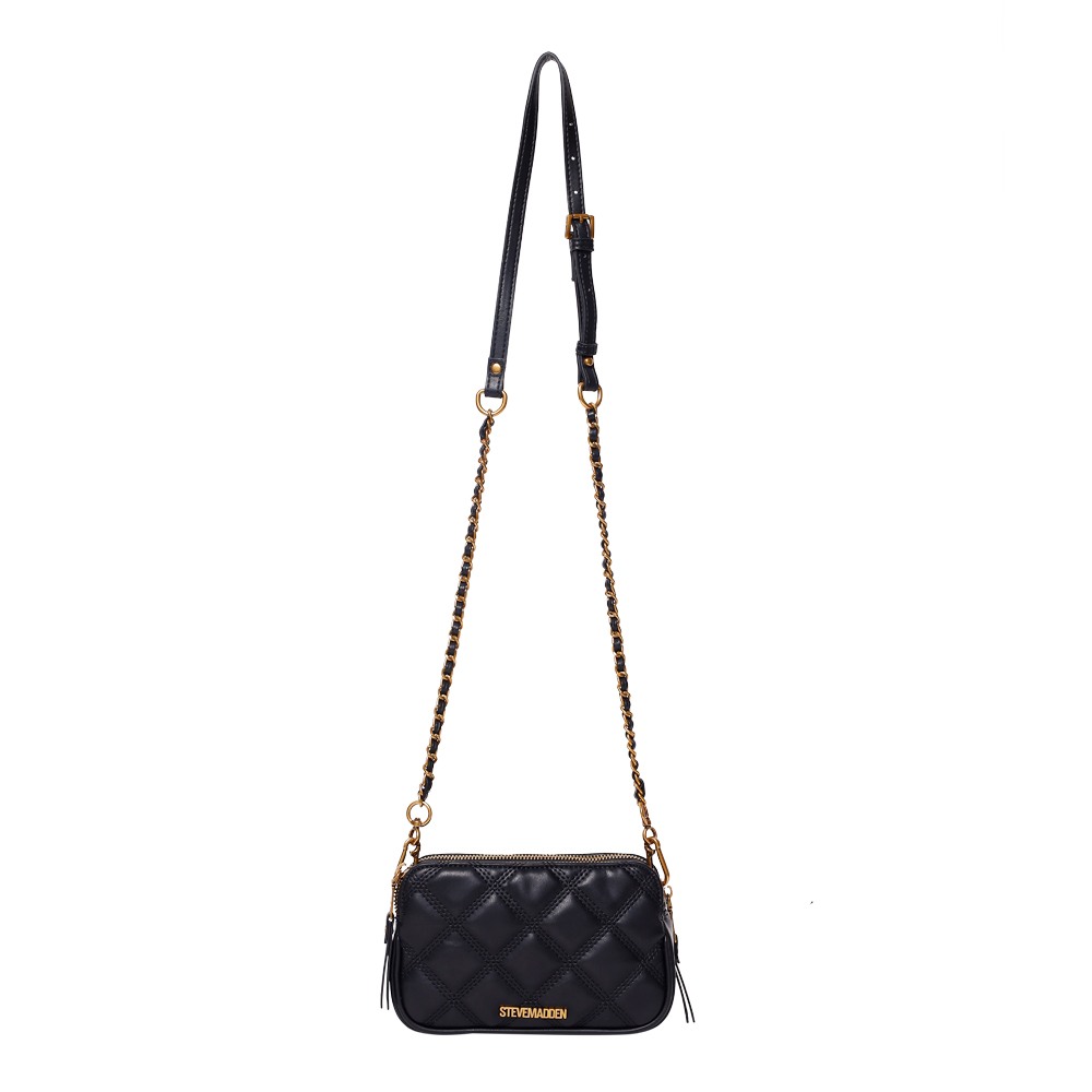 Bmarvis Gold-Black Crossbody