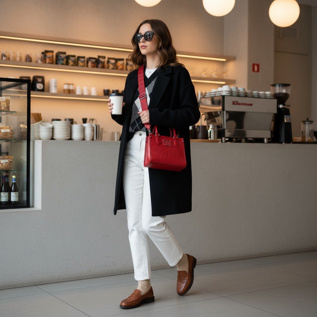 Brolin Red/Silver Tote