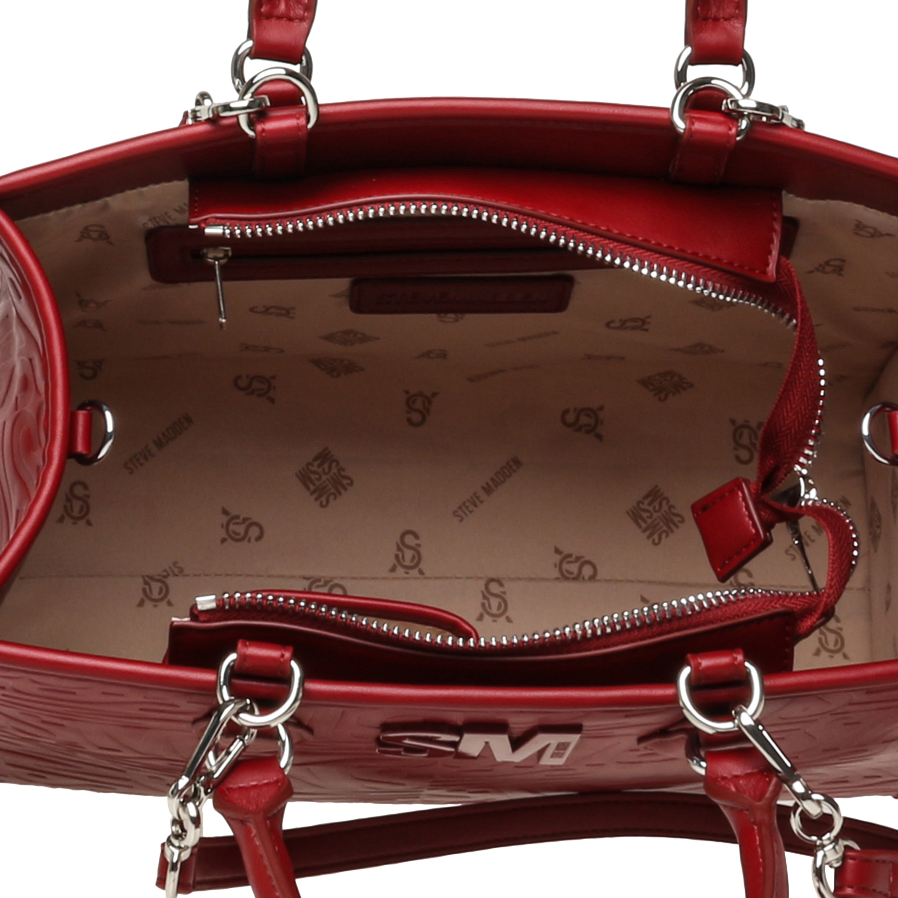 Bscope Red/Silver Tote