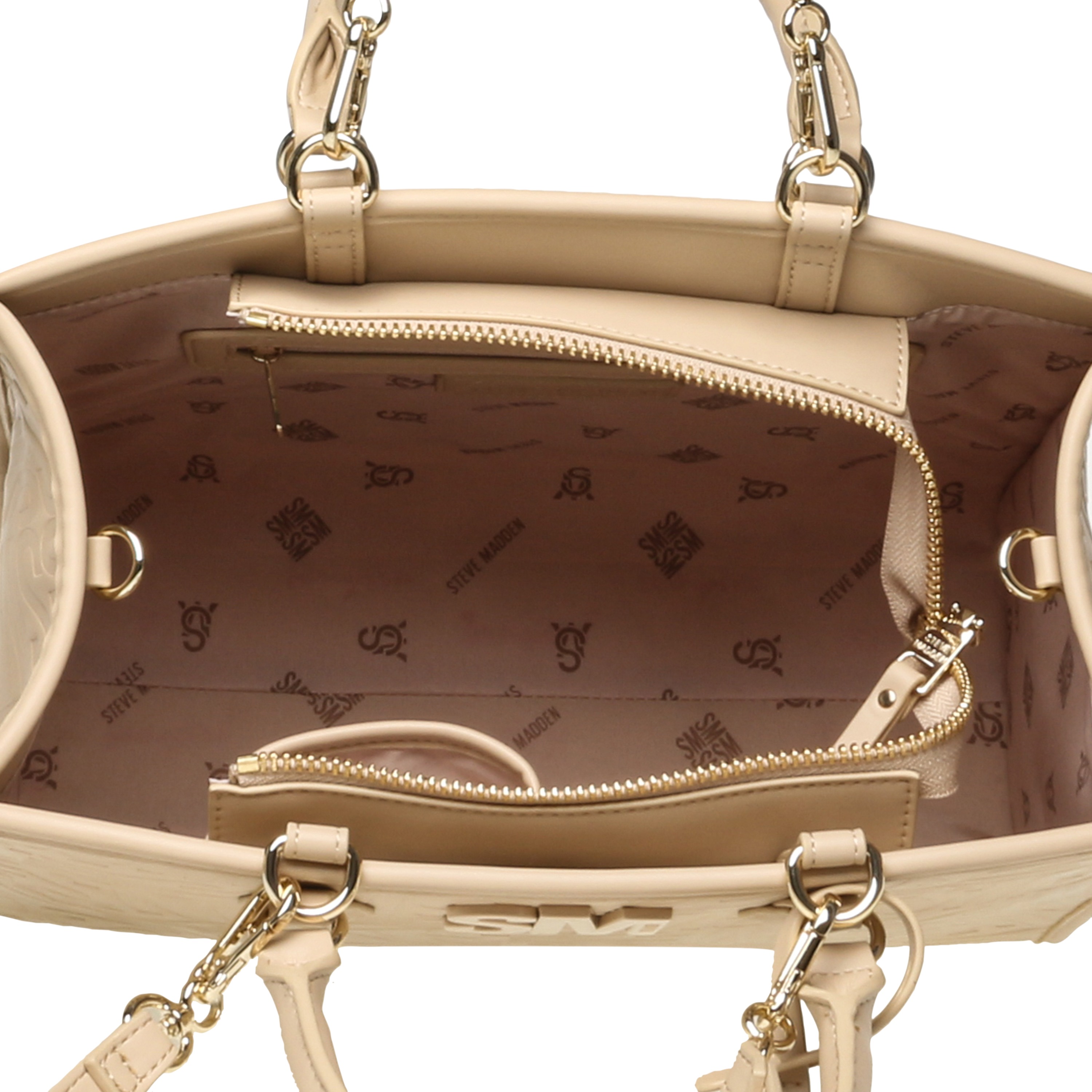Bscope Bone/Gold Tote