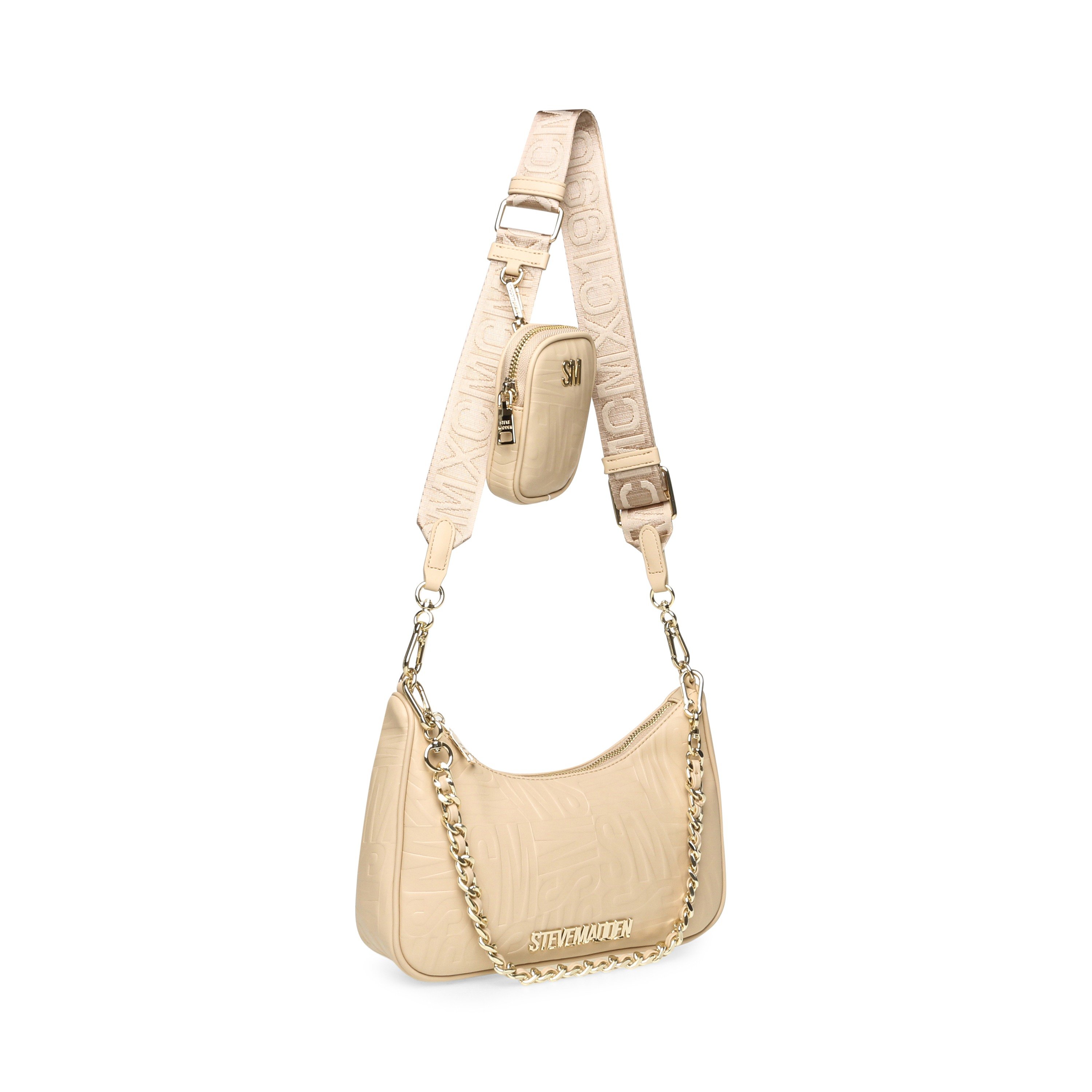 Btwistie Bone/Gold Crossbody