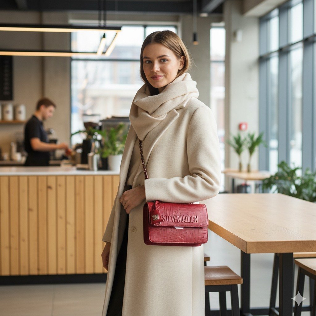 Bdoozy Red/Silver Crossbody