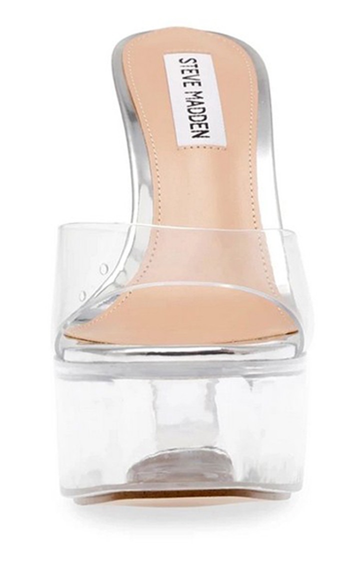 Kacie Silver Heel Sandals