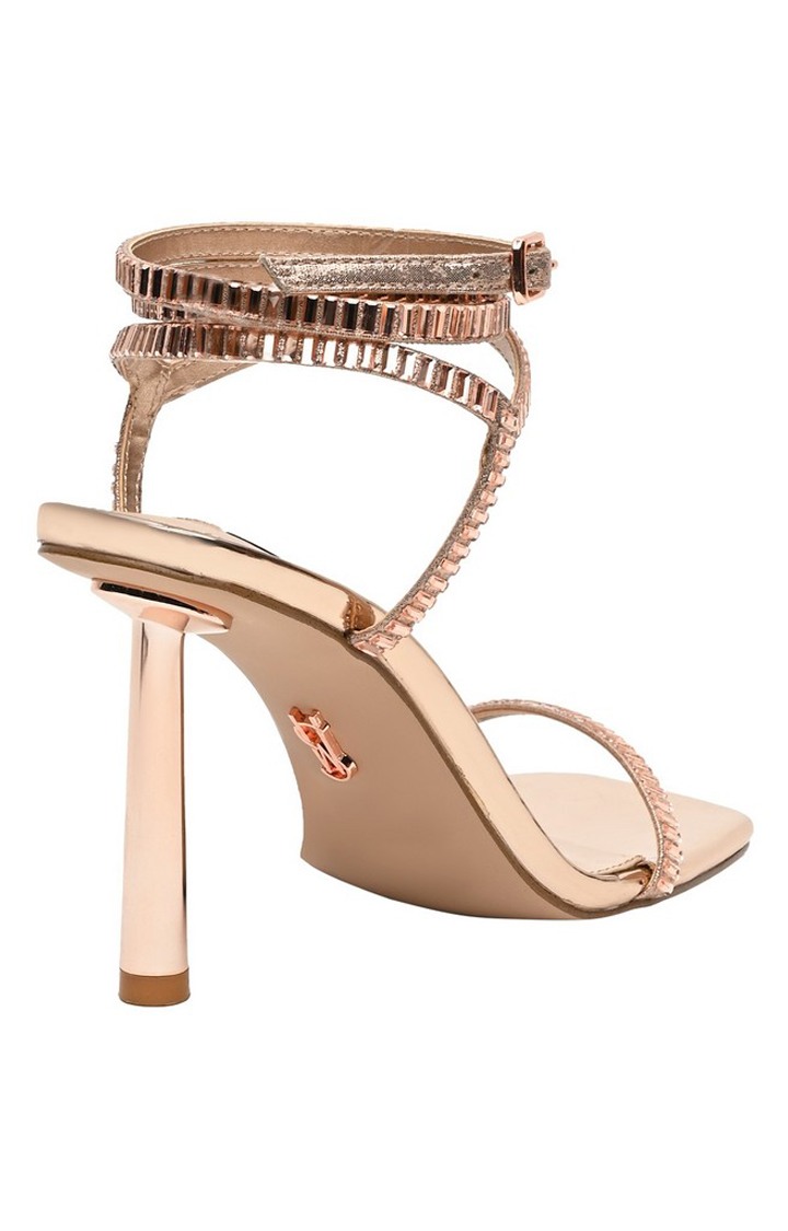 Ensure-S Pink Heel Sandals
