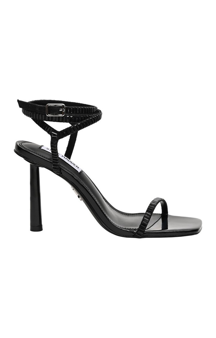 Ensure-S Black Heel Sandals