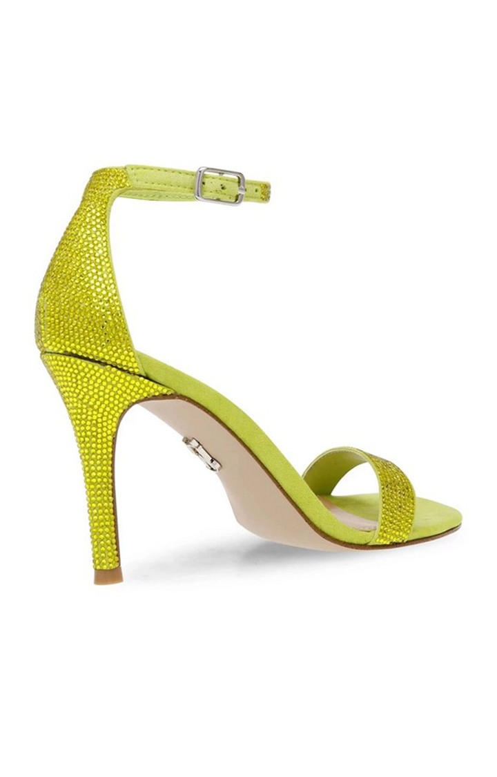 Illumine-R Yellow Heel Sandals