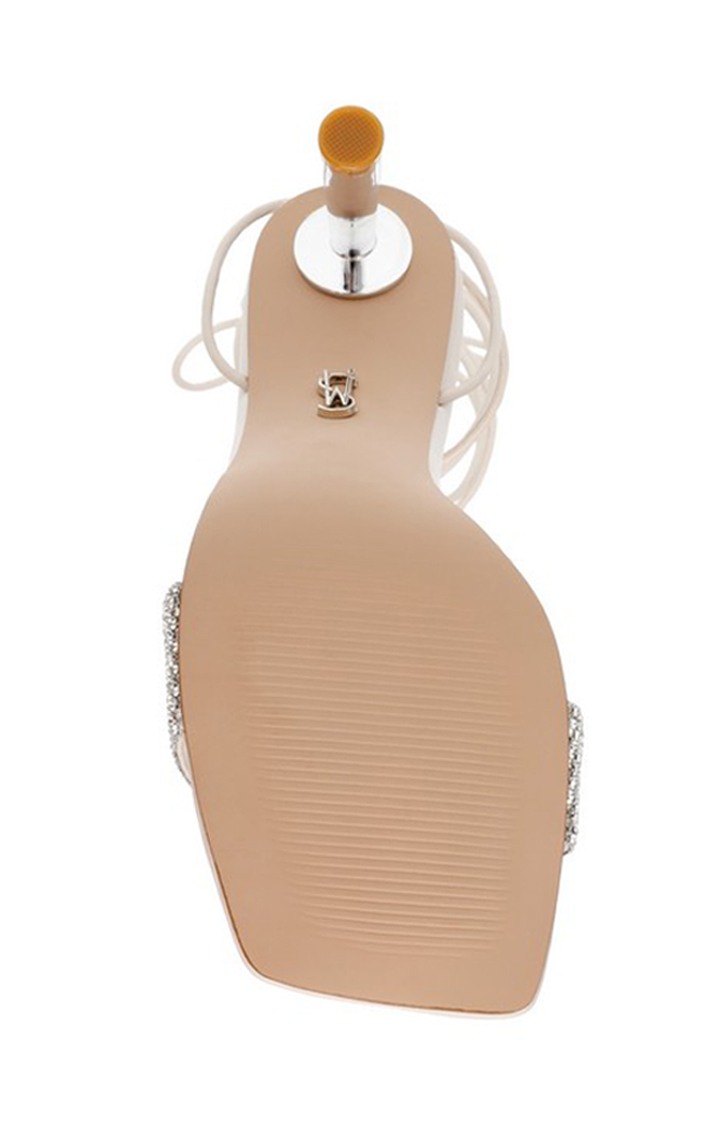 El Toro White Heel Sandals