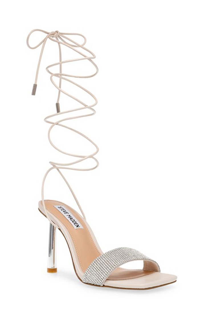 El Toro White Heel Sandals