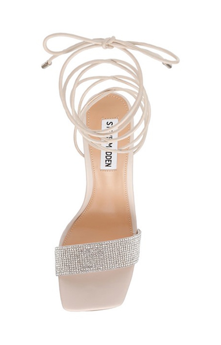 El Toro White Heel Sandals