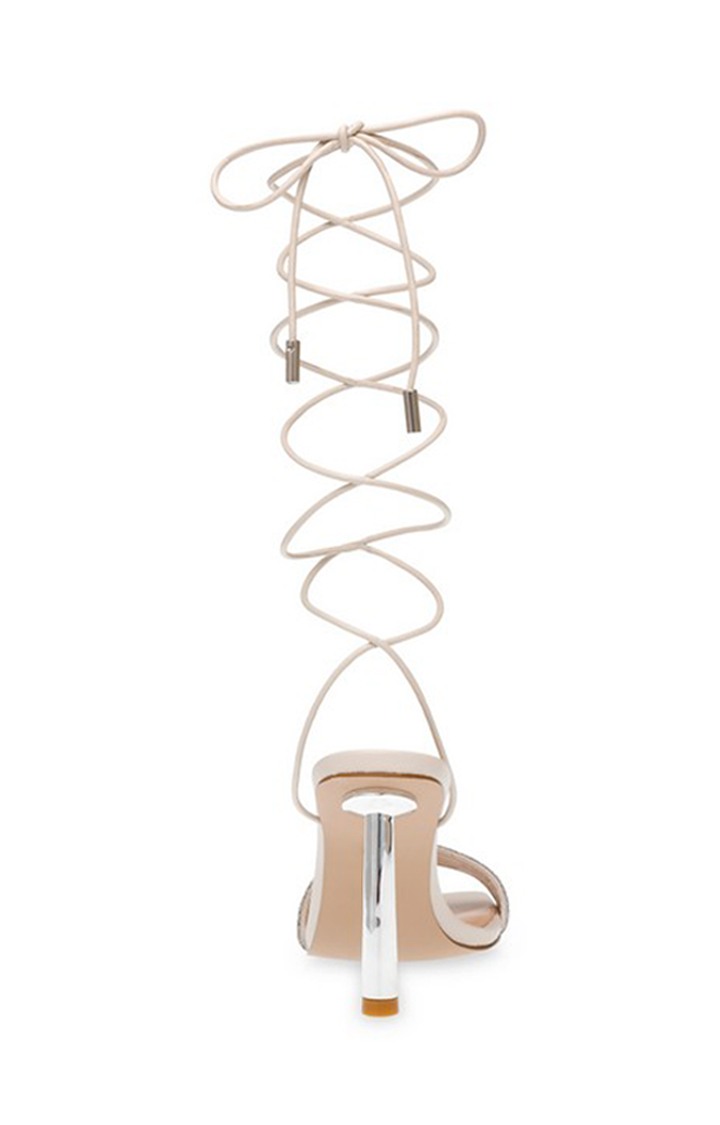 El Toro White Heel Sandals