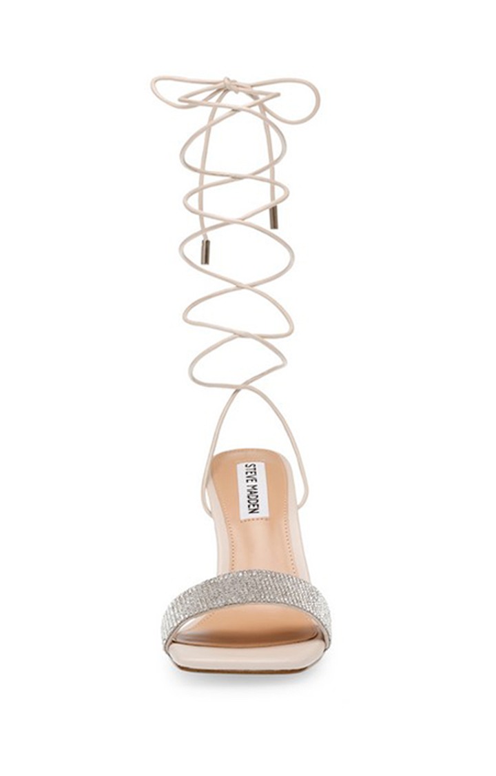 El Toro White Heel Sandals